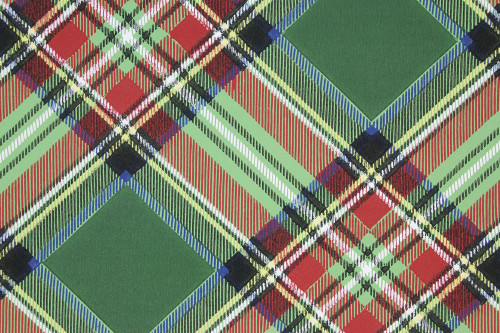 1950s Vintage Wallpaper Red Green Plaid