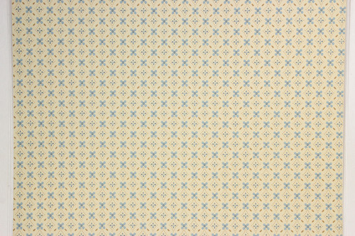1970s Retro Vintage Wallpaper Blue Brown Geometric