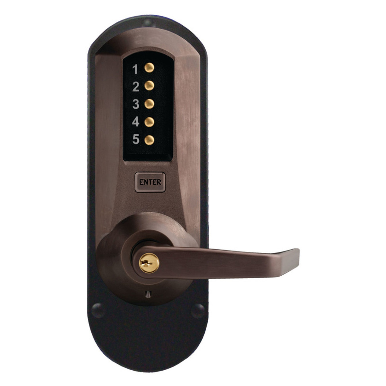 Kaba Simplex 5010XSWL74441 Mechanical Pushbutton Lever Lock W/ Key