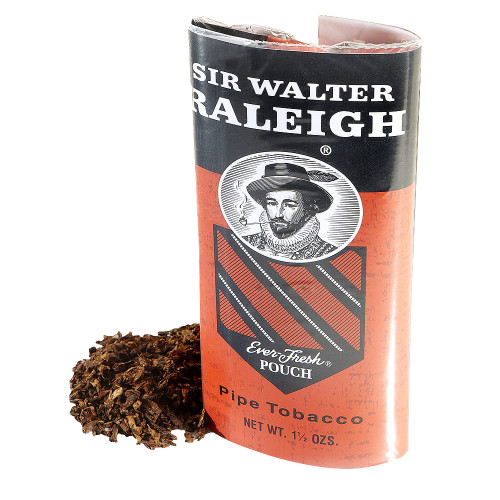 Sir Walter Raleigh Regular Pipe Tobacco | 1.5 OZ POUCH - 6 COUNT