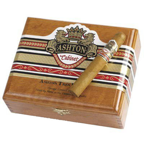 Ashton Cabinet Tres Petite Cigars - 4 3/8 x 42 (Cedar Chest of 25)