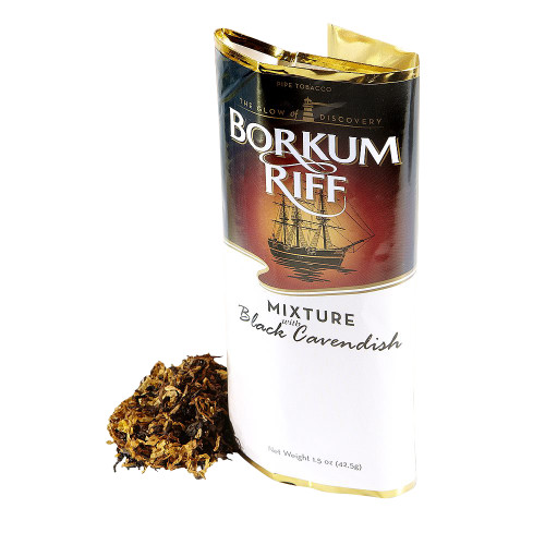 Borkum Riff Black Cavendish Pipe Tobacco | 1.5 OZ POUCH - 5 COUNT