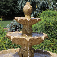 yard water fountain large sunnydaze classic tulip tiered outdoor water fountain garden stone 46 inch tall 3tier fountain 46 yard water fountain large sunnydaze classic tulip tiered outdoor water fountain garden stone 46 inch tall 3tier fountain 46