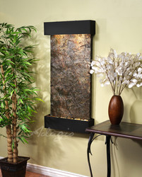 Textured Black with Green Slate