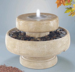 Millstone Cast Stone Fountain by Henri Studio