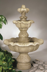 Cast Stone Two Tier Renaissance Fountain by Henri Studio