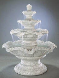 Quattro Classic Cast Stone Tiered Fountain by Henri Studio