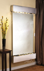 Stainless Steel, Silver Mirror, Square Corners