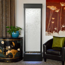 Bluworld Black Onyx Gardenfall w/ Clear Glass