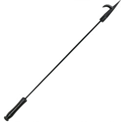 Sunnydaze Large Steel Black Fire Pit Poker, 27 Inch Long
