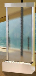 Stainless Steel and Clear Glass