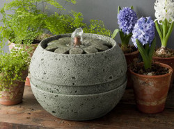 Rosette Cast Stone Table Fountain by Campania International