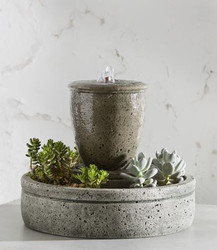 M-Series Rustic Spa Fountain w/ Planter by Campania International