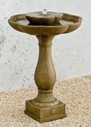 Flores Pedestal Fountain by Campania International