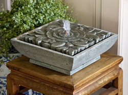 Artifact Cast Stone Tabletop Fountain by Campania International