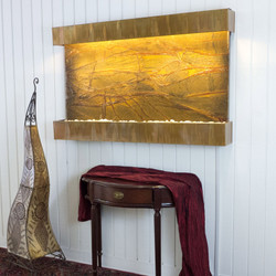 Copper Patina with Brown Marble