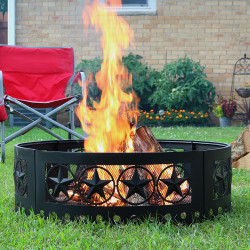 36" Heavy Duty Four Star Campfire Ring