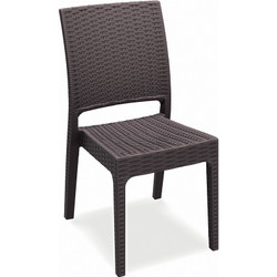Florida Resin Wickerlook Dining Chair (Set of Two)