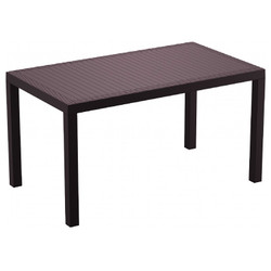 Orlando Resin Wickerlook Rectangle Dining Table