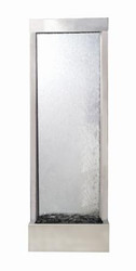 4' Stainless Steel Gardenfall With Clear Glass