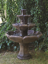Henri Studio Cast Stone Montreux Three-Tier Water Fountain