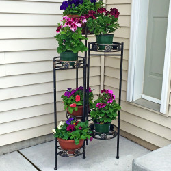 6-Tier Plant Stand on Patio