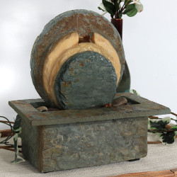 Flowing Rock Indoor Slate Tabletop Fountain