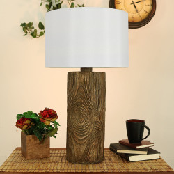 Sunnydaze Indoor/Outdoor Natural Slate Table Lamp, 24 Inch ...