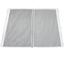 1-Panel-8 Foot Slant Leg Zippered Mesh