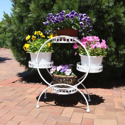 4-Tier Ferris Wheel Indoor/Outdoor Plant and Flower Stand
