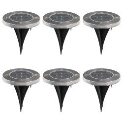 Solar Road Stud LED Light - Set of 6