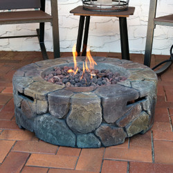 Cast Stone Propane Gas Fire Pit