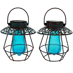 Blue with Patina Finish