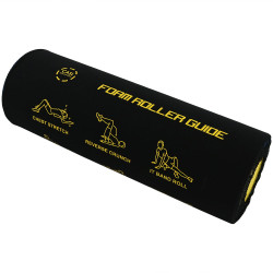 CASL Brands 18-Inch Instructional Foam Roller with 9 Printed Exercises
