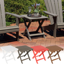 All-Weather Folding Patio Side Table