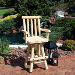 Rustic Bar Stool Outdoors