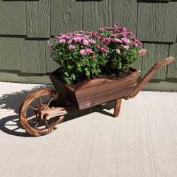 Wheelbarrow Planter with Flowers