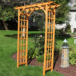 Wooden Arched Outdoor Garden Arbor
