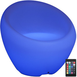 LED Modern Club Chair with Remote Control