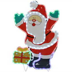 LED Rope Light Santa Claus Decoration