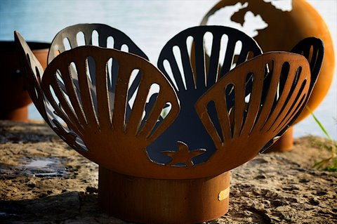Barefoot Beach Gas Fire Pit by Fire Pit Art | Fire Pits ...