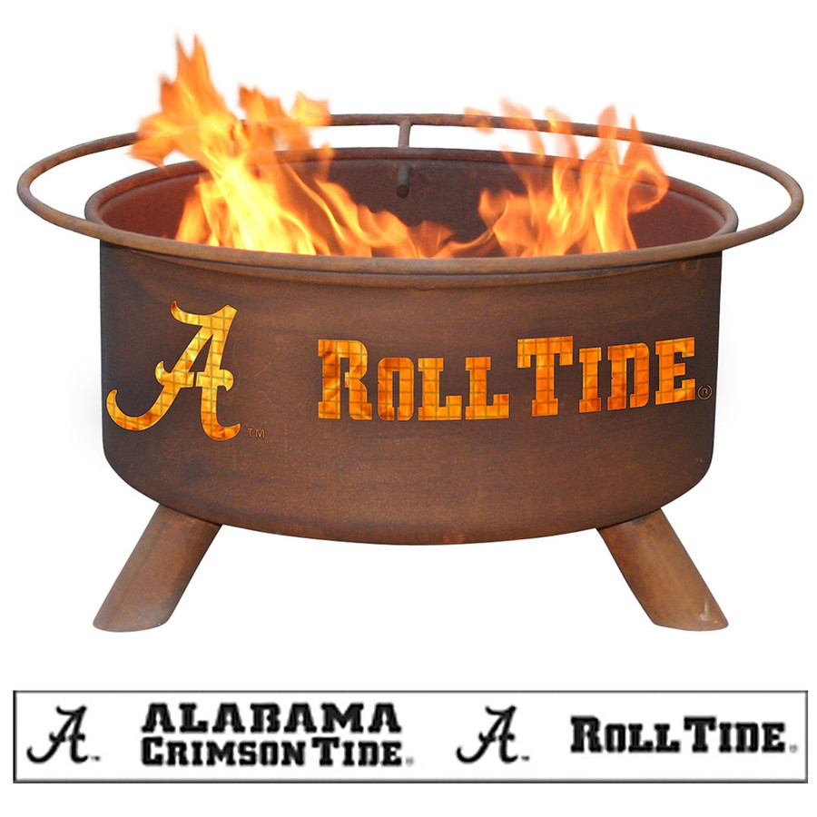 Alabama Roll Tide Fire Pit Sports Team Fire Pit