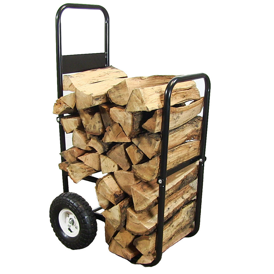 Sunnydaze Firewood Log Cart with Wheels