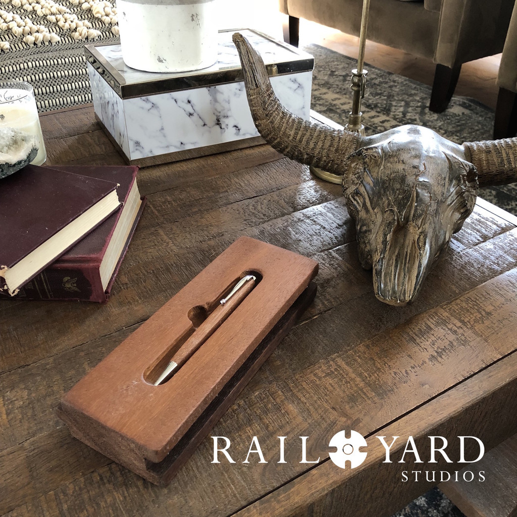 Reclaimed Railcar Flooring Ink Pens