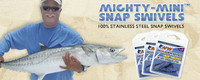 AFW Mighty-Mini Snap Swivel 120# 5 Pack AFW Mighty-Mini Snap Swivel 120# 5 Pack