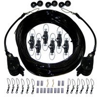 Rupp Rupp Triple Rigging Kit W\/Lok-Ups & Nok-Outs - 520' Black Mono Cord Rupp Rupp Triple Rigging Kit W\/Lok-Ups & Nok-Outs - 520' Black Mono Cord