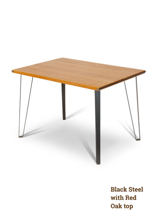 Industrial Metal Tapered Dining Table Leg 28" - TableLegs.com