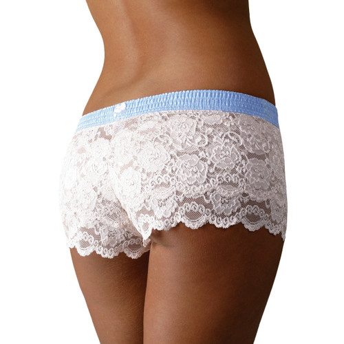 Bridal Lace Panties with "Something Blue Waist"