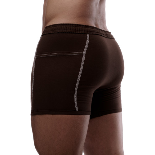 Brown Boxer Brief Underwear