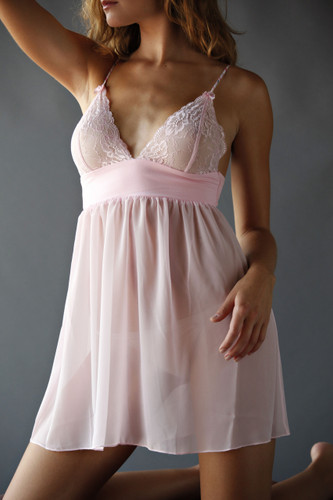 Pink Baby Doll Chemise